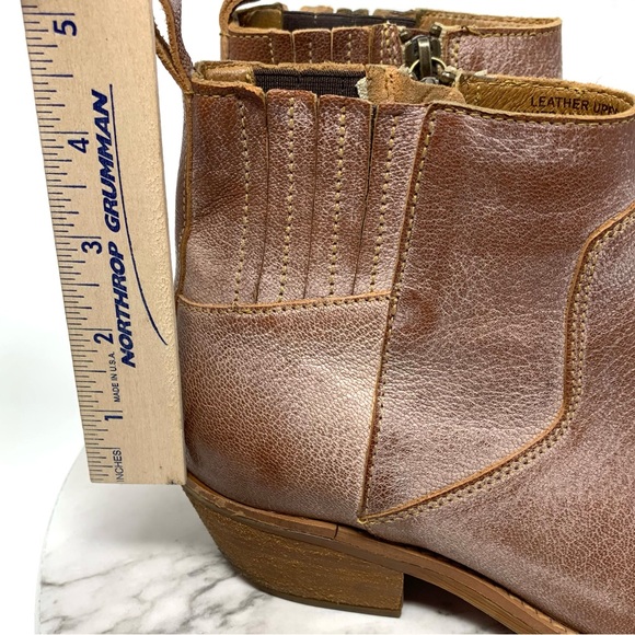 Sofft Ardmore Brown Leather Comfort Booties 7.5 Bohemian Western Classic Casual - Picture 12 of 15
